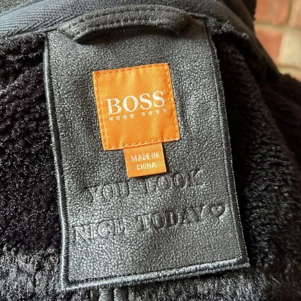 ***PRELOVED*** Hugo Boss Vegan Leather Moto‎ Jacket
